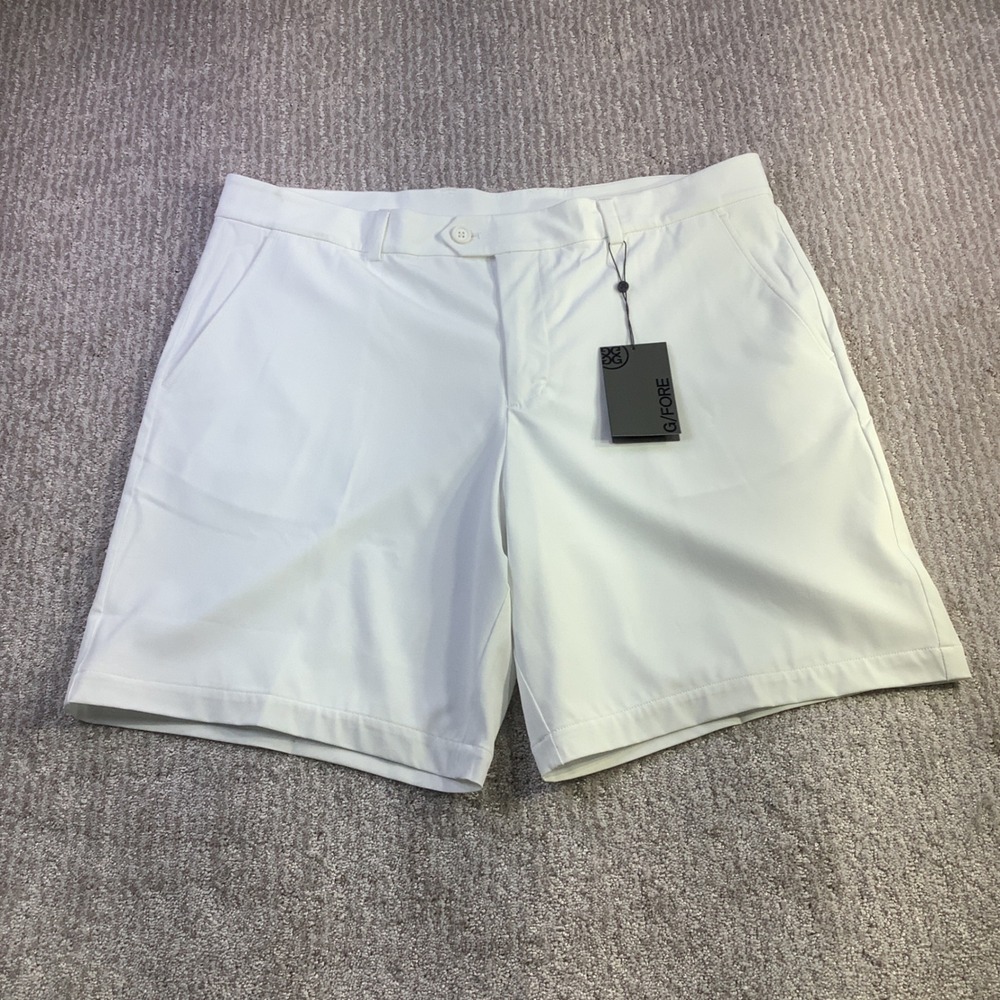 G/FORE Golf Shorts Mens Size 38 White G Fore Snow‎ Maverick Modern Design NWT